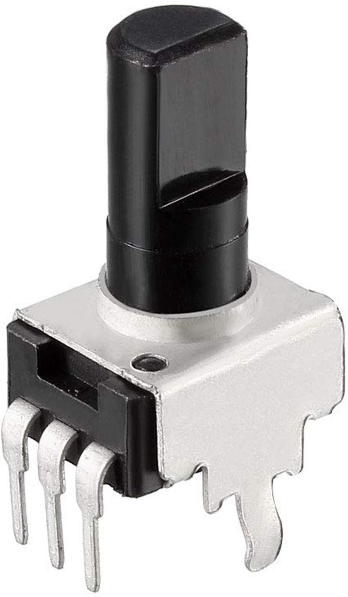Sourcing map 5 stuks koollaag kegel potentiometer 10K ohm varistor enkele cirkel 12mm golflengte