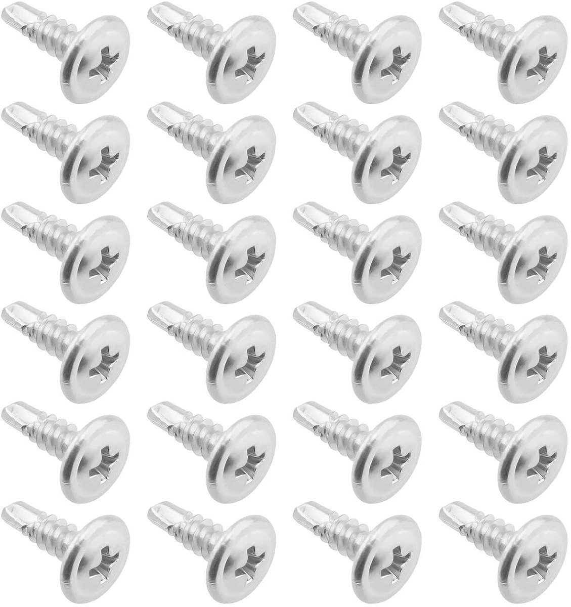 Zelfborende Schroeven 4,2 x 13 mm Truss Head Schroeven Pankop Schroeven Verzinkt Staal Schroeven voor Plaatwerk Pasterboard Hout