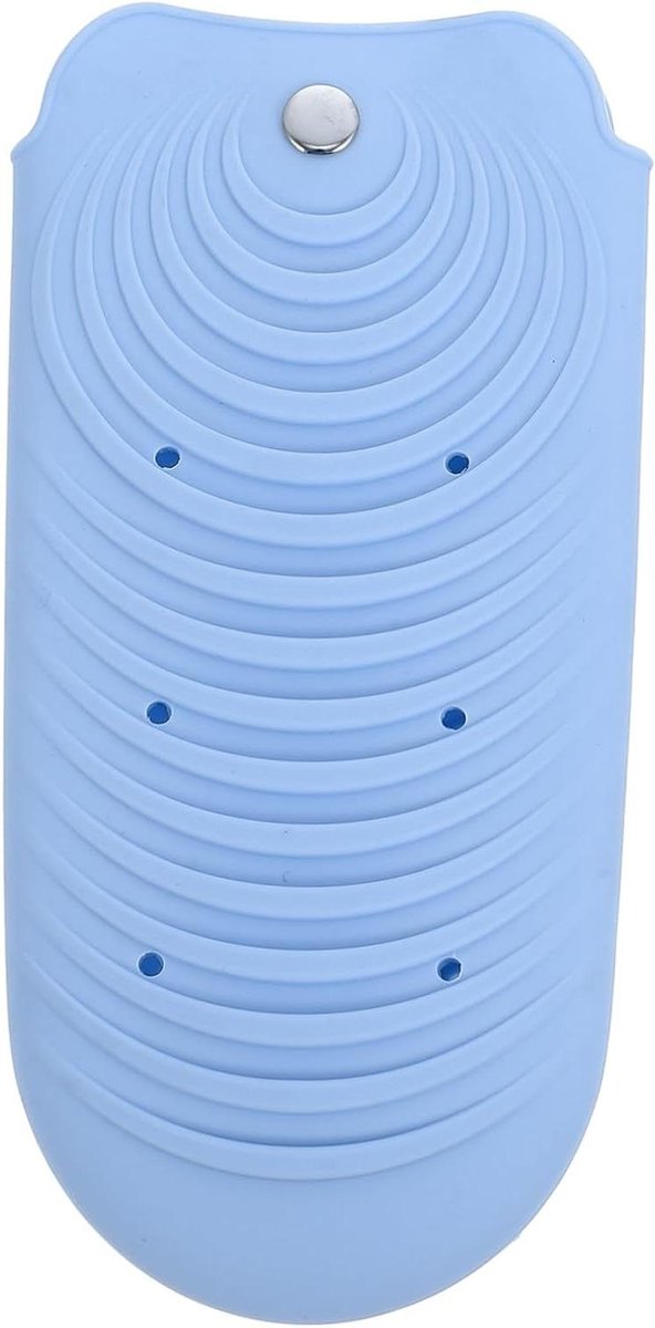Haar Styling Etui - Krultang Houder - Veilig Opbergen - Hittebestendig Siliconen - 20x10 cm - Blauw