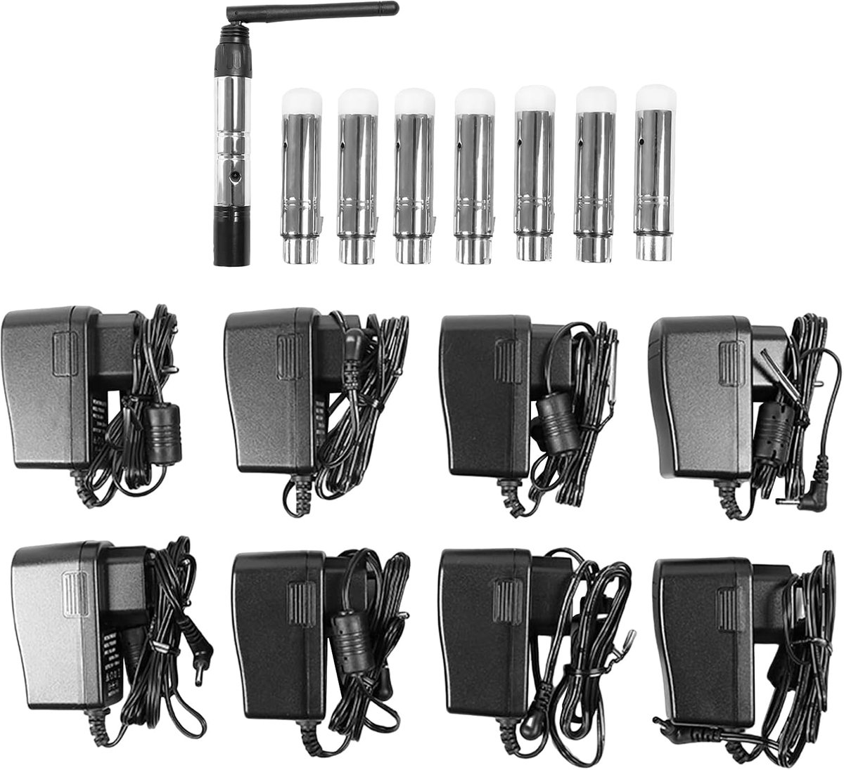 Draadloze DMX-controller - 126 kanalen - 2,4 G zender met 7 ontvangers - tot 400 m bereik - SnelShoppen
