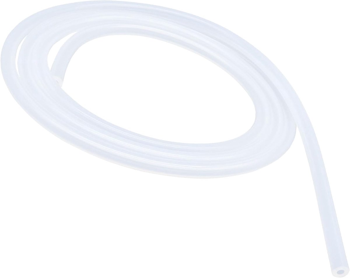 Buizen 5 mm ID x 7 mm OD (1 meter), flexibele transparante siliconen buisslang voor lucht/waterpompopdracht, thuisbrouwen, aquarium