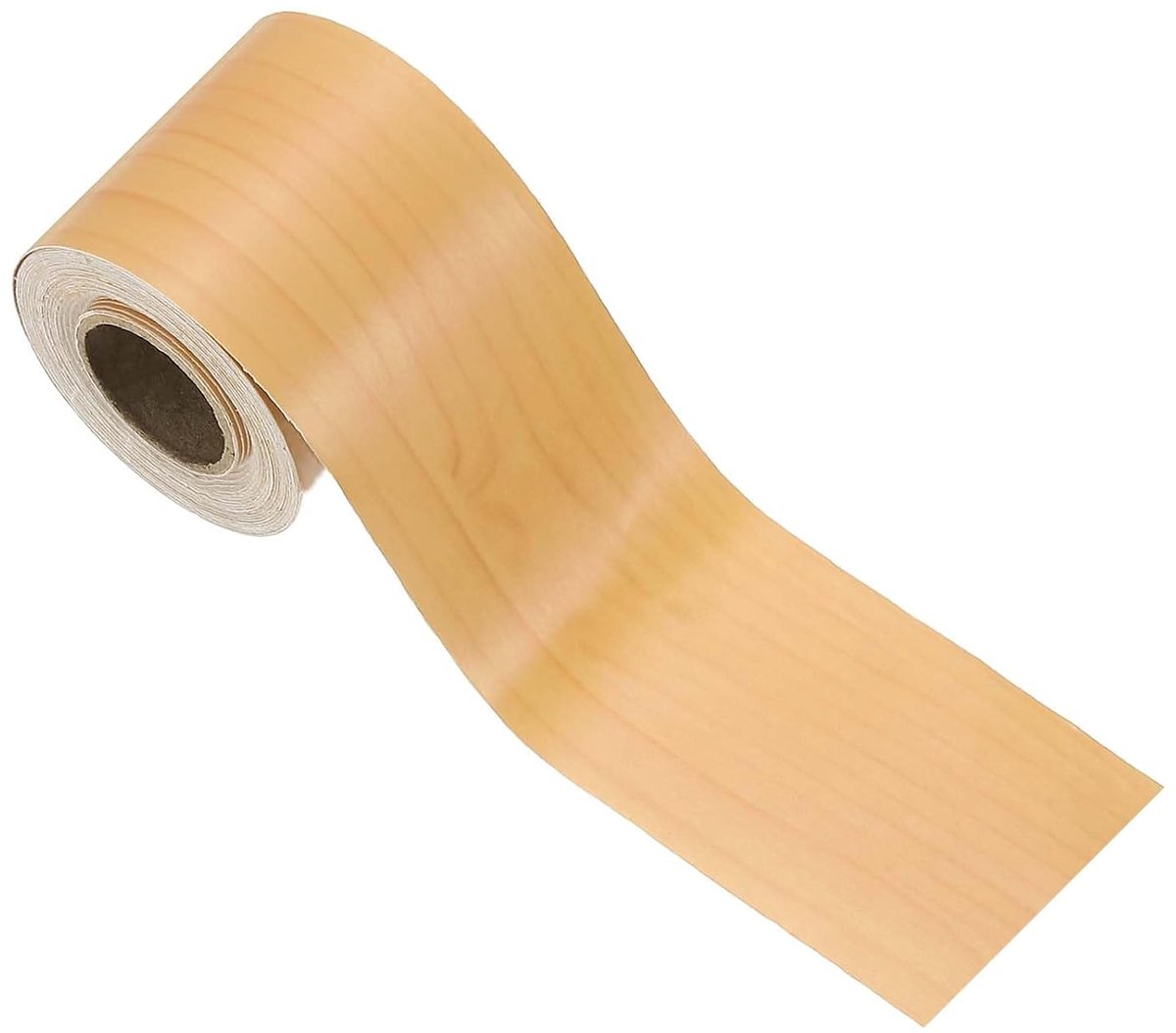 Imitatie houttape, 5 cm x 10 m, zelfklevend, realistisch houteffect, voor meubels, kasten, vloeren, muren, kersenkleur