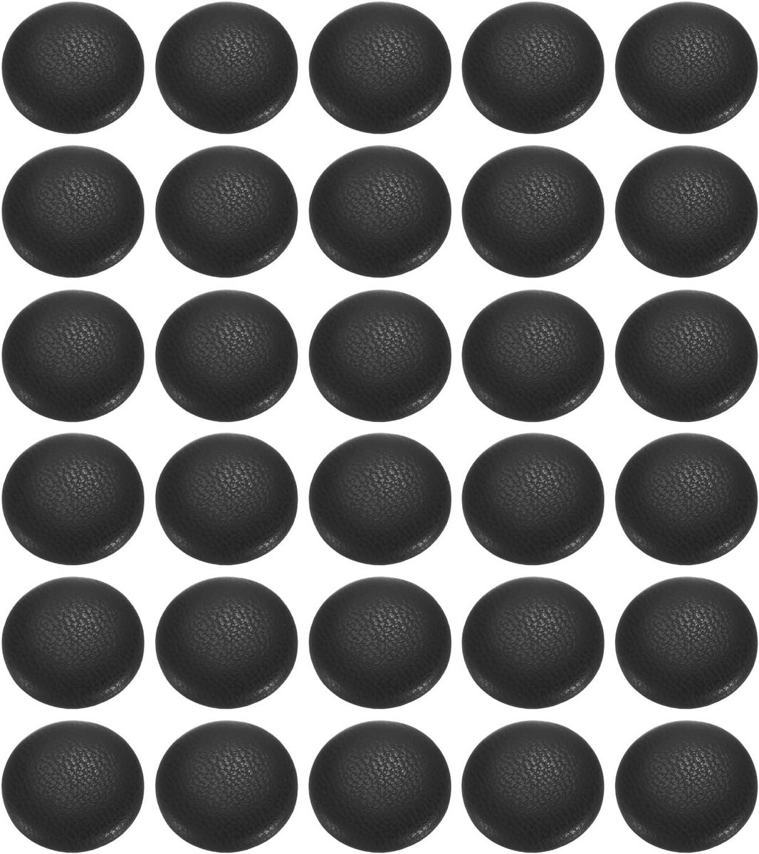 Knopen, 18 mm (28 l), diameter ronde aluminium schacht, vervangende naai-knoppen, voor kledingdecoratie, accessoires, doe-het-zelf, zwart