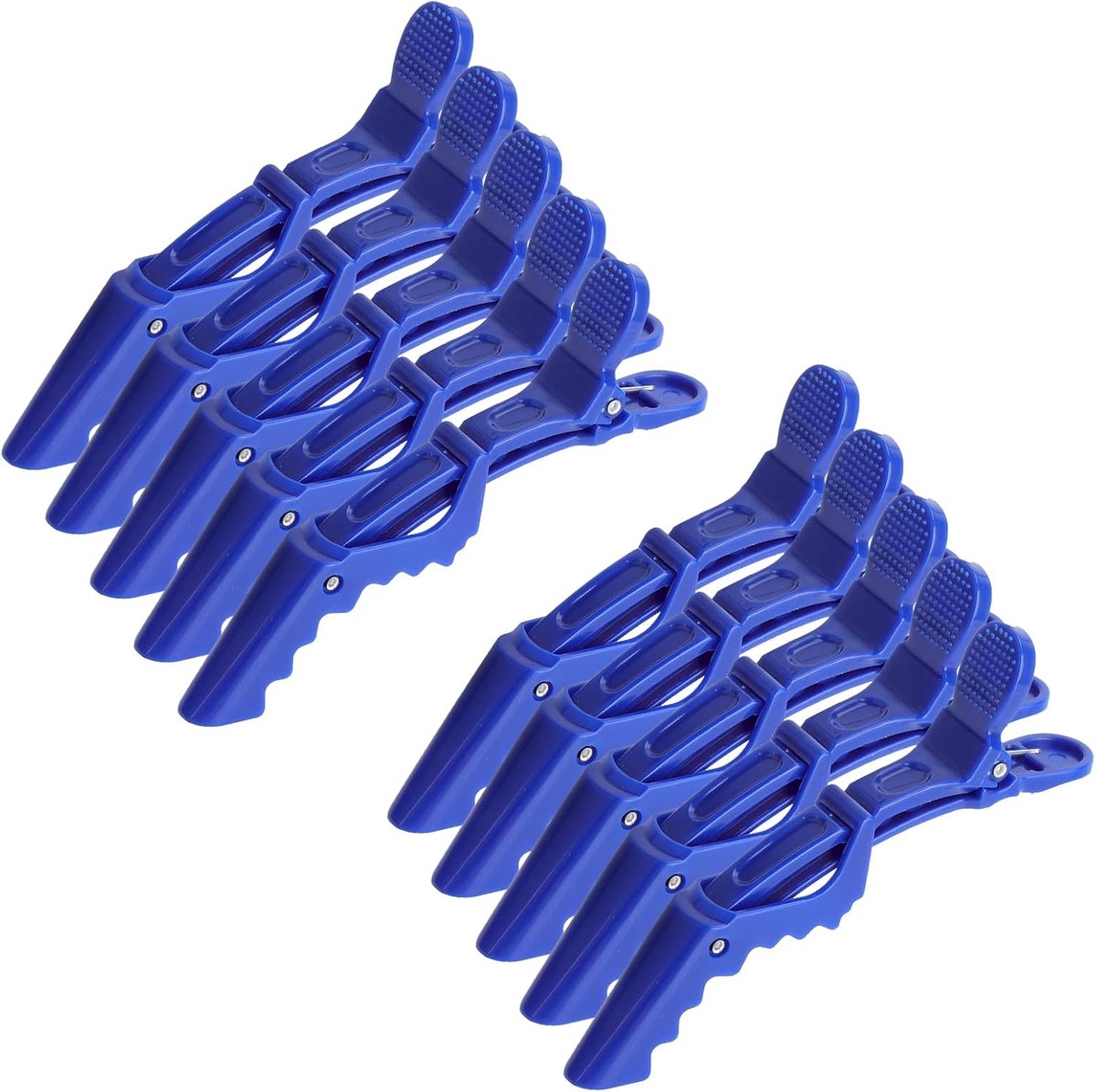 Haarklemmen 10 stuks - antislip verdeelklemmen - haarvriendelijk en duurzaam - ideaal voor salon en make-up - ShopVlot