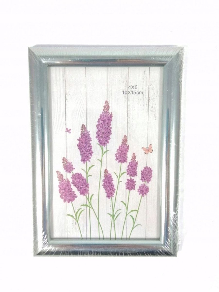Zilveren Aluminium Fotolijst 10x15 cm - Stijlvolle Decoratie