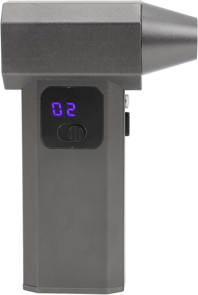 Elektrische Luchtblazer - Stofzuiger Bladblazer - Snel Reinigen - Traploze Snelheidsregeling - 140 x 90 x 35 mm - Zilver
