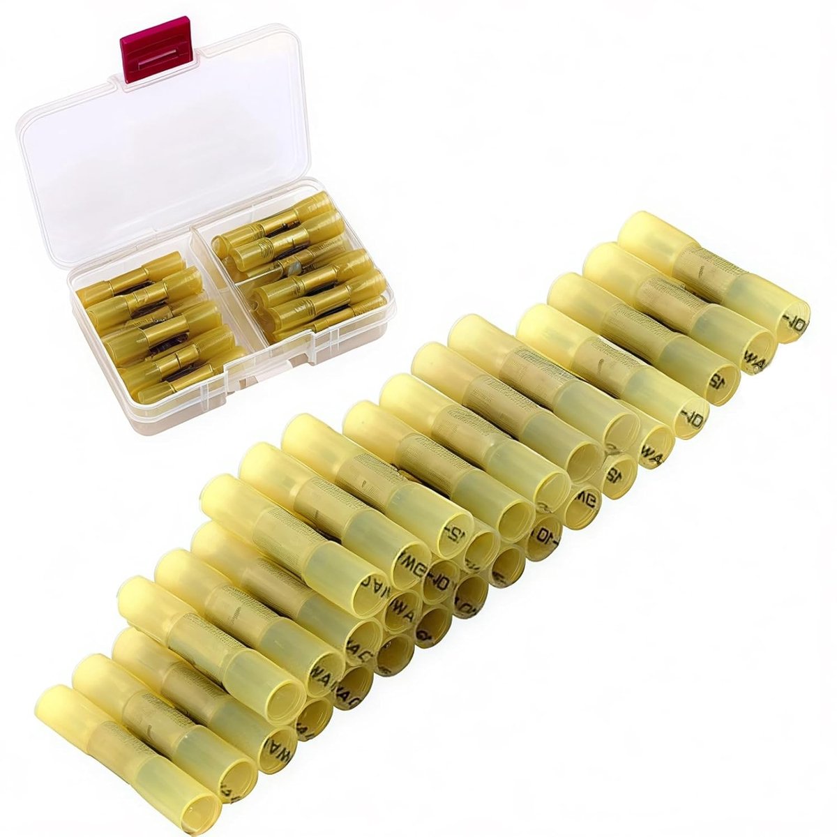 Heat Shrink Connector Kit 30PCS - Waterdichte Krimpverbindingen - Geschikt voor 12-10AWG Kabel - SnelShoppen