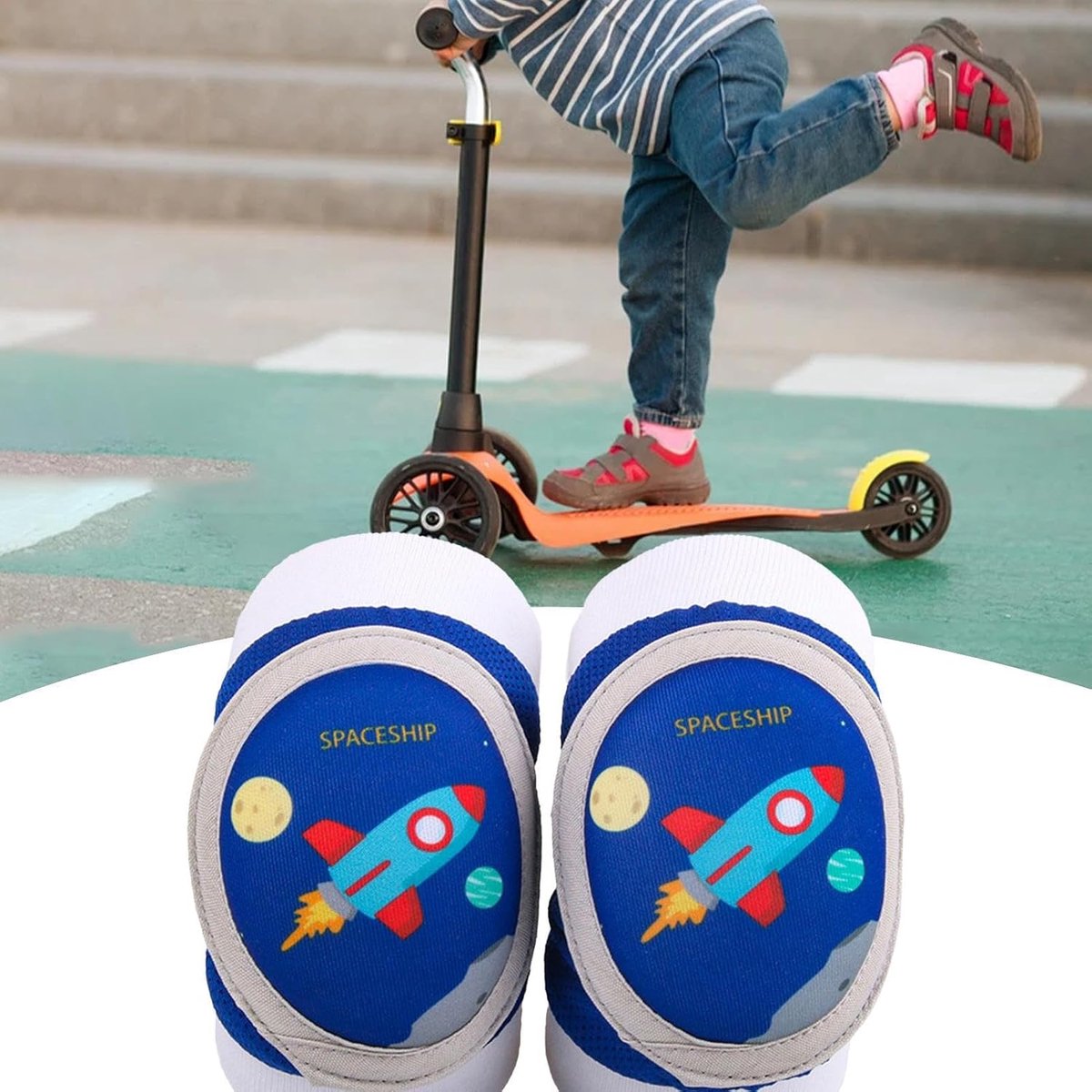 Kinder Beschermingsset - Sportbescherming - Actief Spelen - Groeigerichte Ondersteuning - 20 x 15 x 2 cm - Niet gespecificeerd
