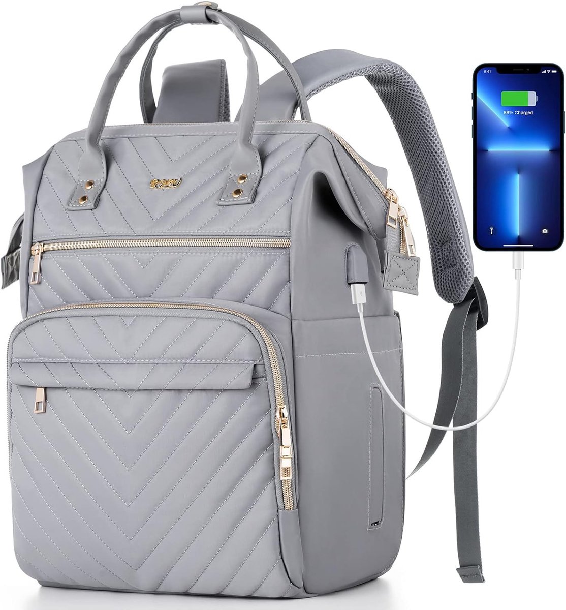 Laptop rugzak 15.6 inch - waterdicht - anti-diefstal - ideaal voor school en werk - SnelShoppen