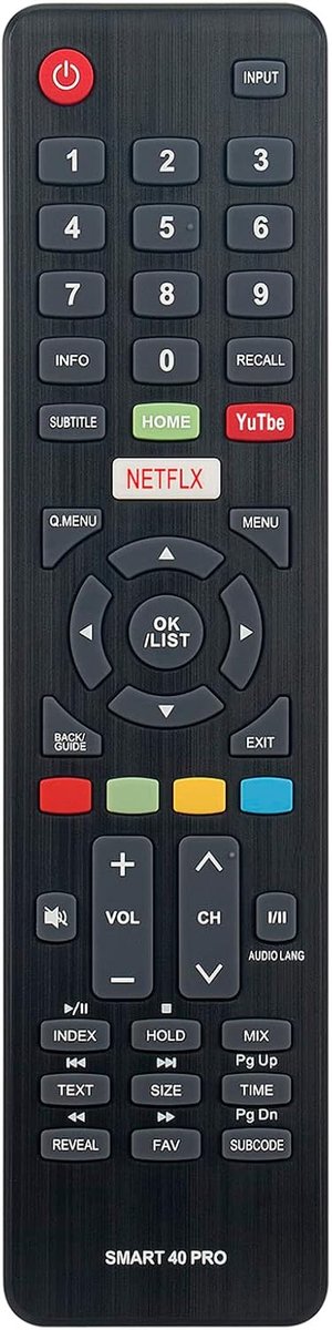 ALLIMITY Replce Remote Control suitable for Aya Dyon Smart-32-Pro Smart-40-Pro A49UHD0819BS - ShopVlot
