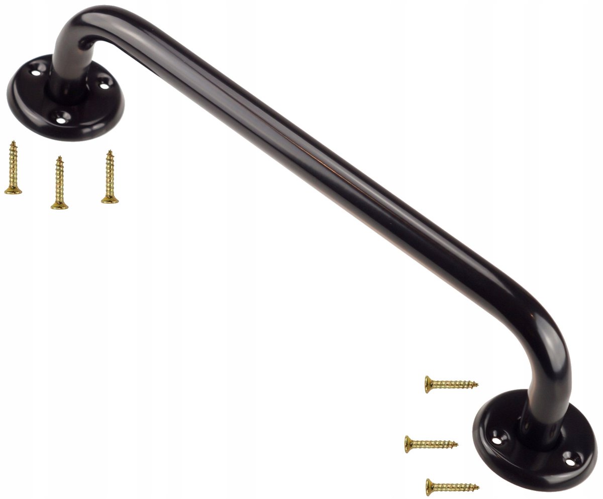 Zwarte badkamergreep 40cm - Veilig en stevig