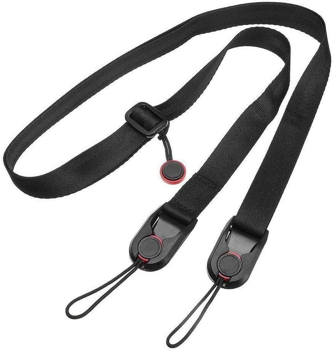 Camera strap 48-152 cm - verstelbare nylon schouderband - quick release - ideaal voor fotografie - ShopVlot