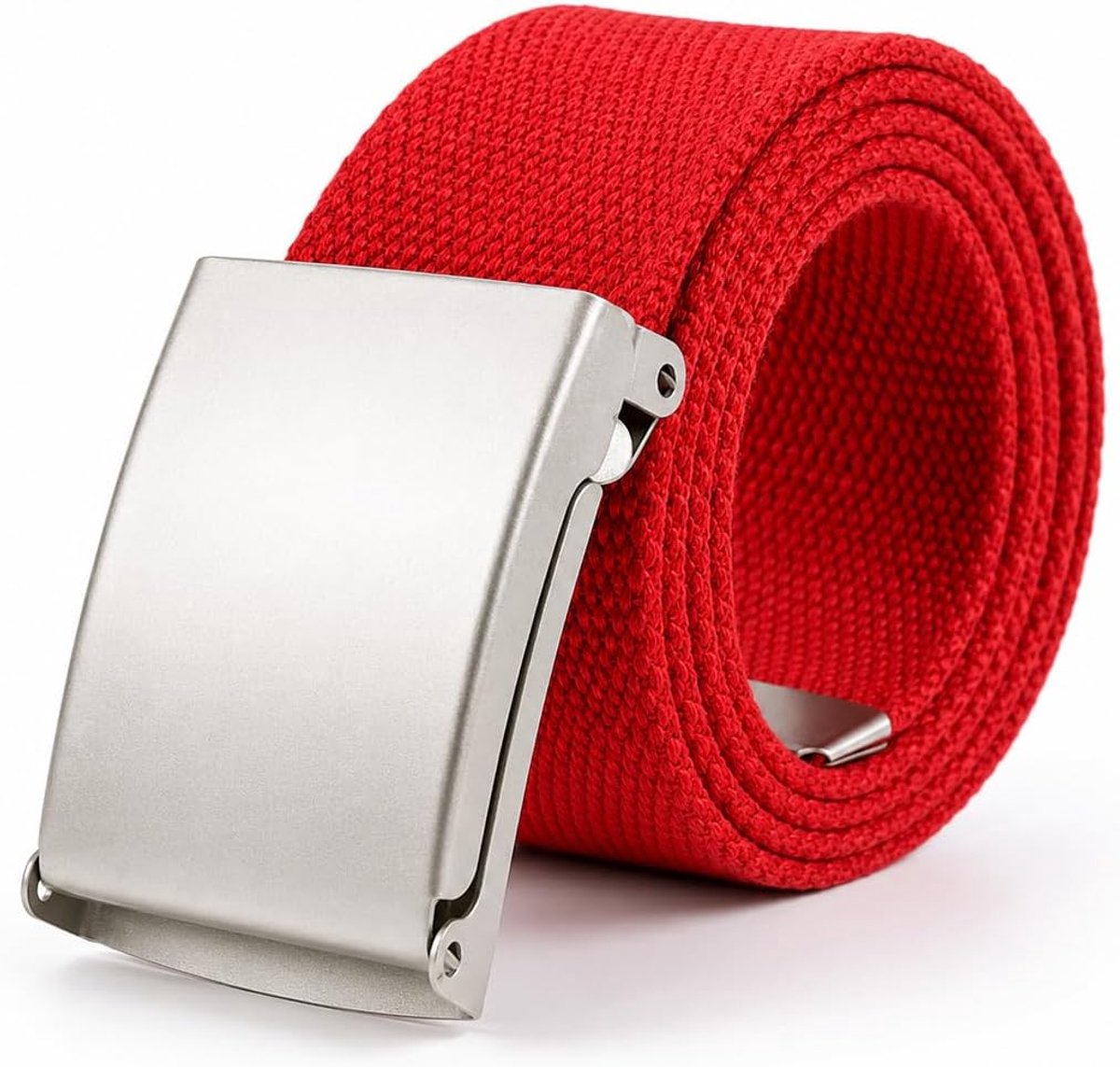 Belt voor mannen en vrouwen - 130 cm lang - canvas stof - eindeloos verstelbaar - ShopVlot