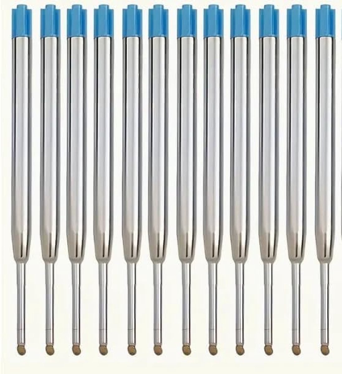 Ham hash set 12 grote balpenvullingen - metalen reservevullingen - 1,0 mm lijndikte - schrijfcomfort voor G2-formaat - ShopVlot