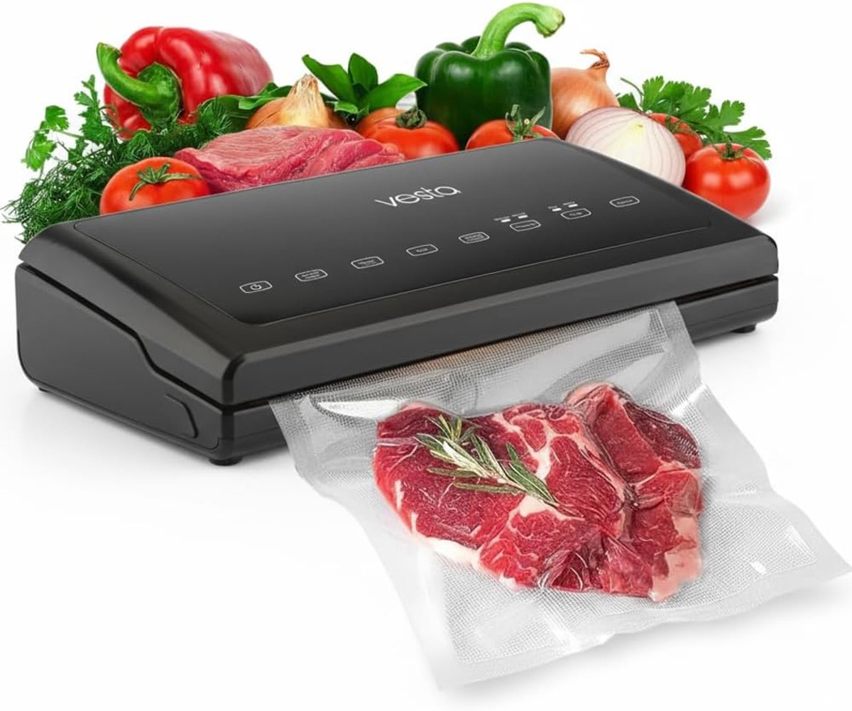 Vakuum-Versiegelingsapparaat 31cm - Inclusief verpakkingszakken - Eenvoudige huishoudelijke vacuumsealer - ShopVlot