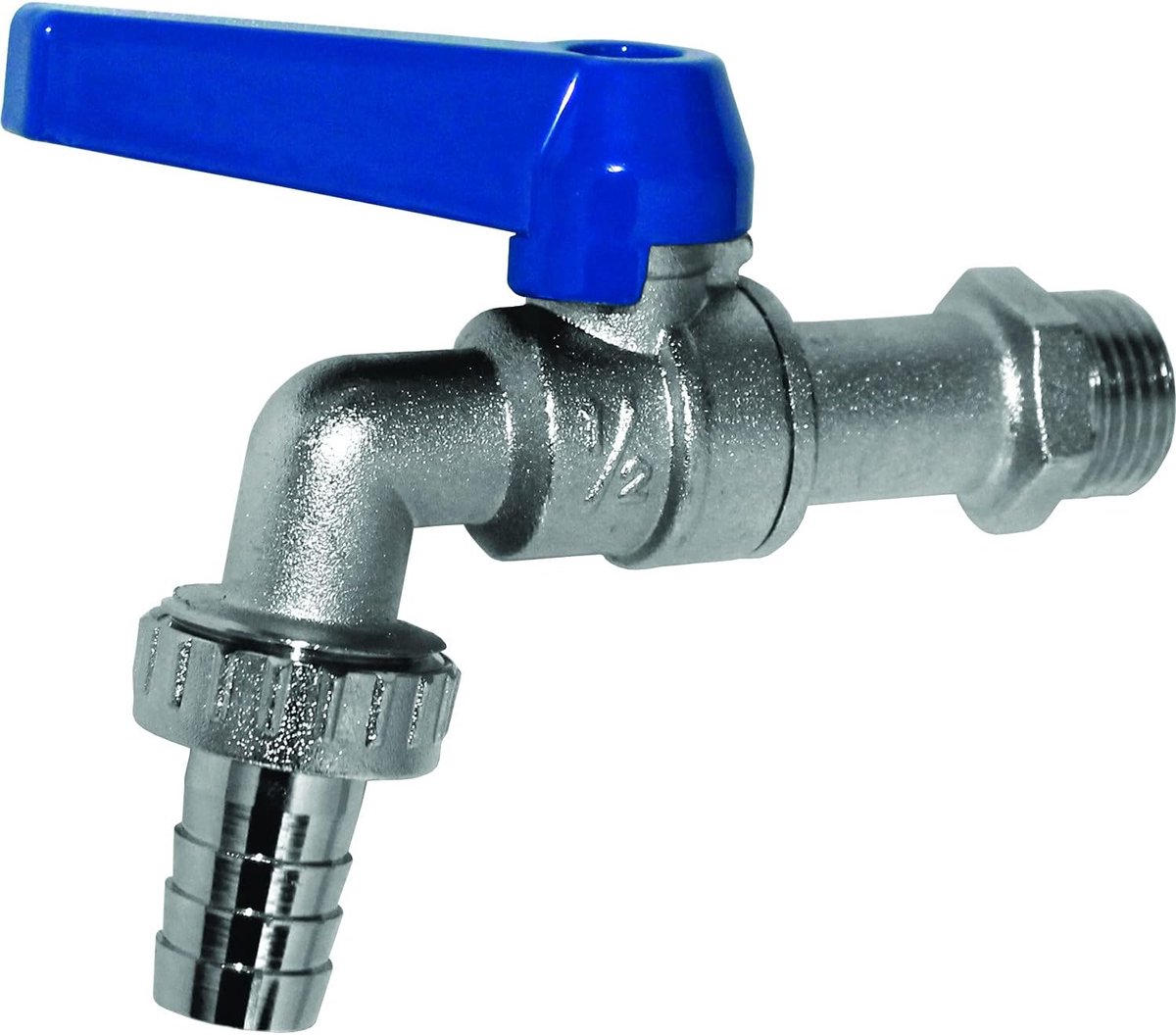 Kraan 3/4 inch - Messing - Universele waterafvoer - Ideaal voor tuin en regenton - ShopVlot