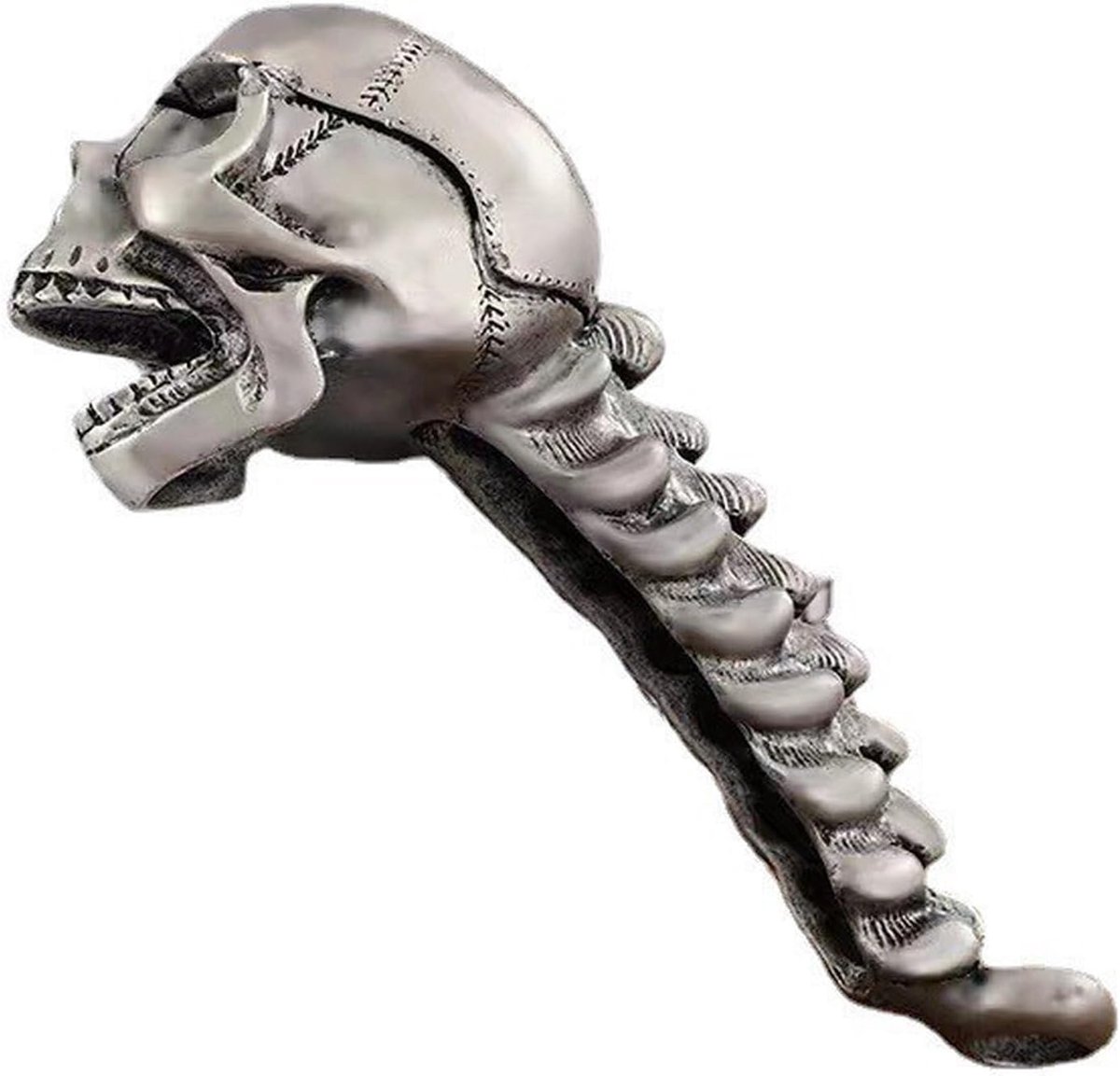 Flesopener met schedelvorm - roestvrij staal - creatieve design - perfect voor thuisgebruik - ShopVlot