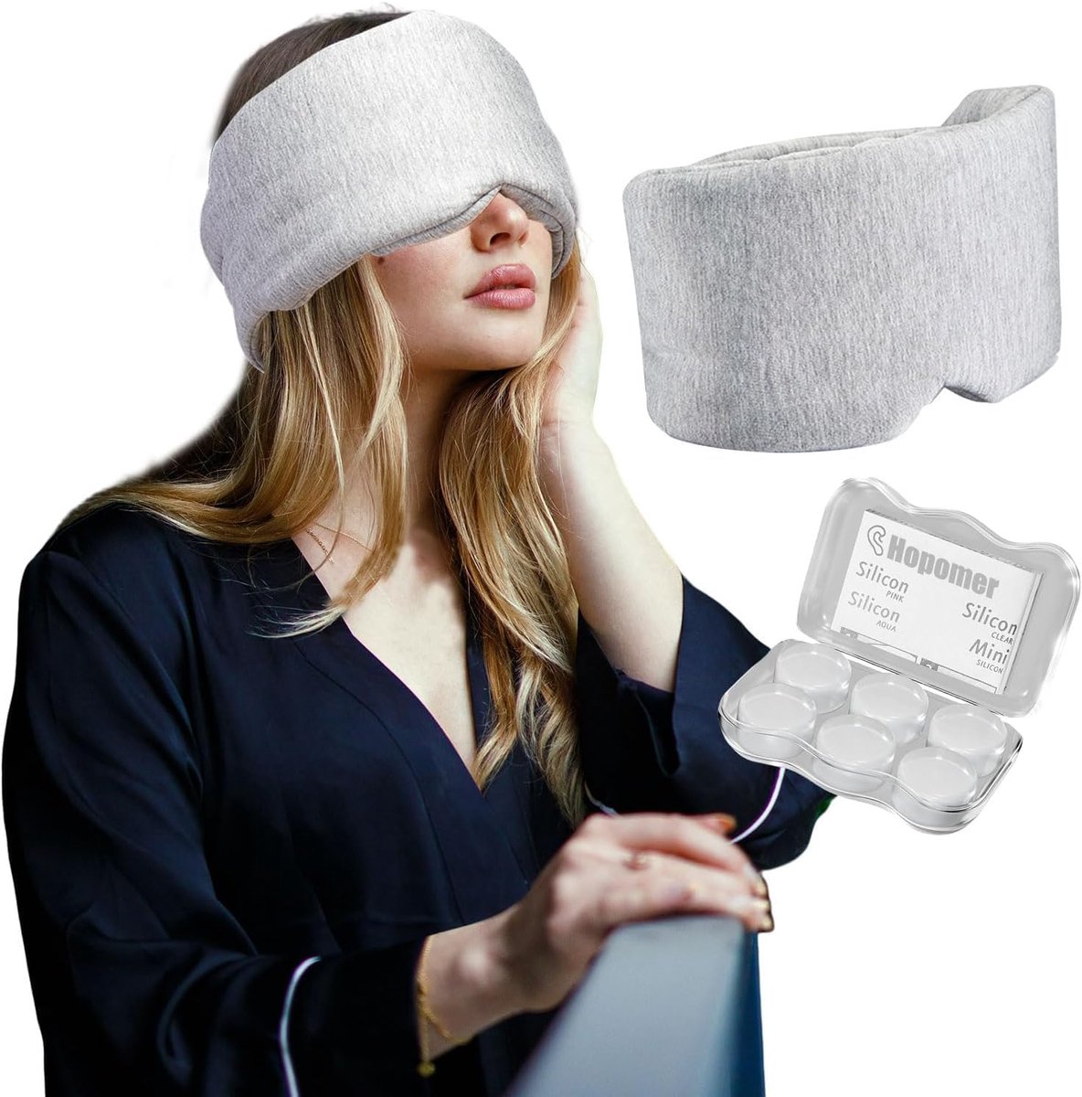 Slaapmasker - handgemaakt - lichtblokkering - ideale ontspanning voor ogen - ShopVlot