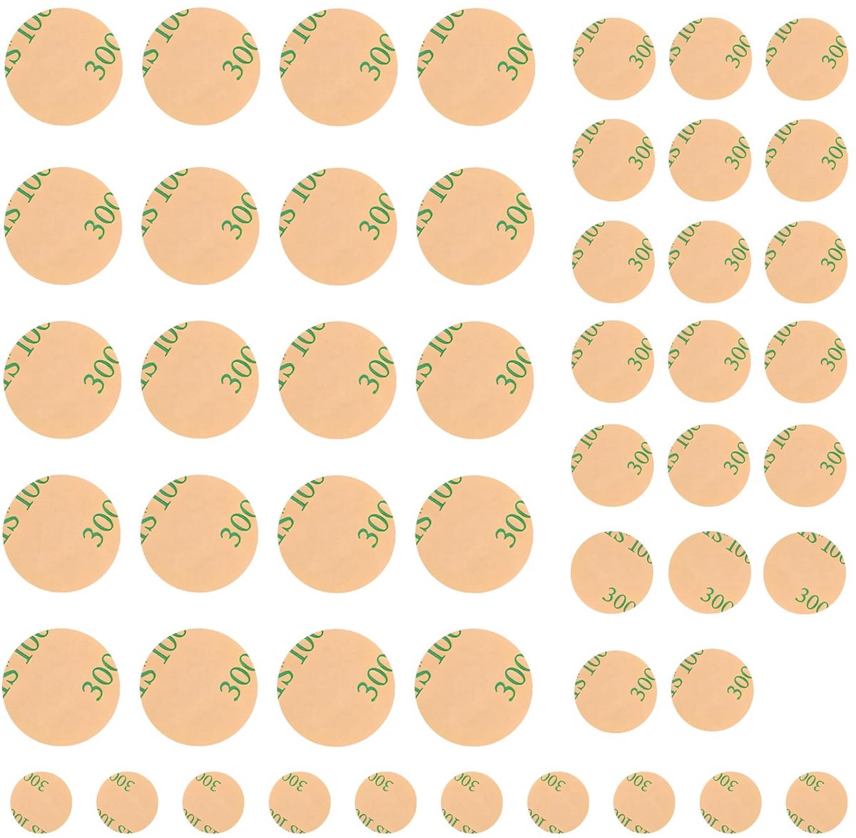 Dubbelzijdig plakband 50 stuks - transparant 15 mm, 20 mm, 30 mm - sterke hechting - ideaal voor knutselen - SnelShoppen