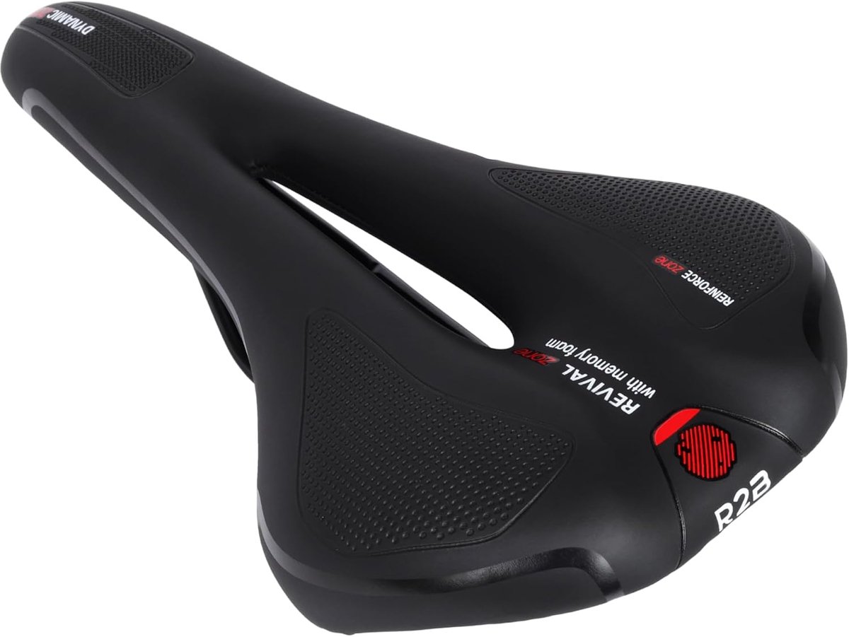 Fiets zadel ergonomisch - ademend, waterdicht - comfortabel voor intensieve ritten - geschikt voor MTB en touring - ShopVlot
