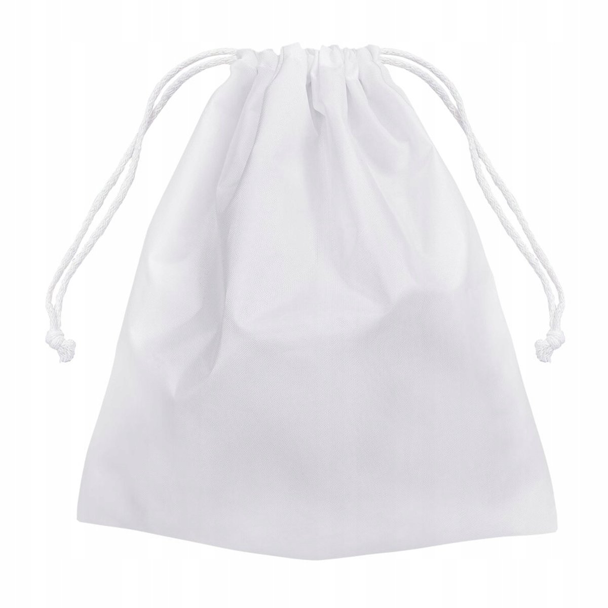 Grote Polyester Tas 35x40cm Wit - Ideaal voor Sport & Boodschappen