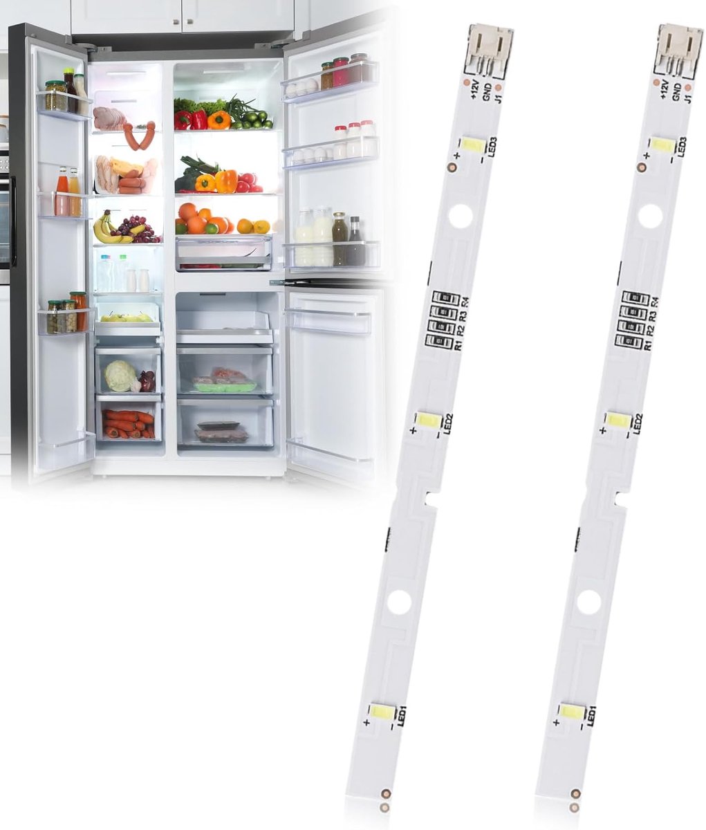 Koelkast LED lichtstrip 12V - vervangend voor E349766, MDDZ-162A - koud licht 10000K - geschikt voor Kenwood en Hisense - ShopVlot