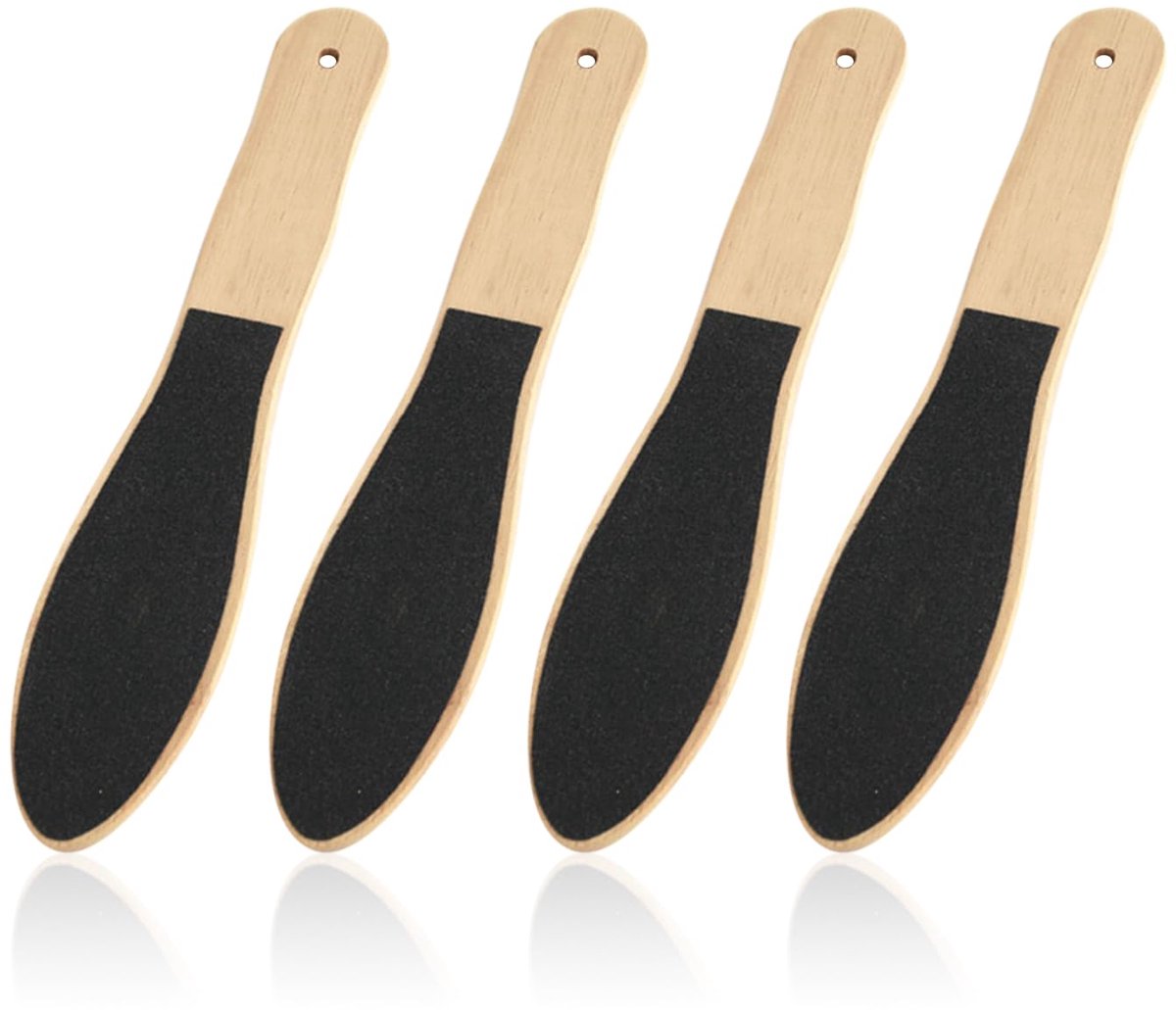 Voetvijlen set van 4 - dubbelzijdig - rasp en korstverwijderaar - perfecte voetverzorging - ShopVlot