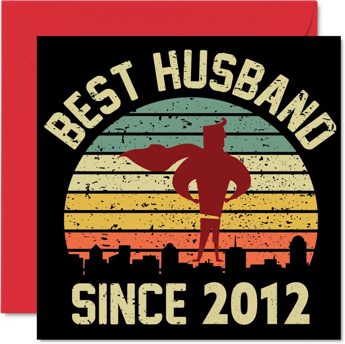 Verjaardagskaart 11e verjaardag - Beste man sinds 2012 - Hartverwarmend cadeau - Voor je partner - ShopVlot