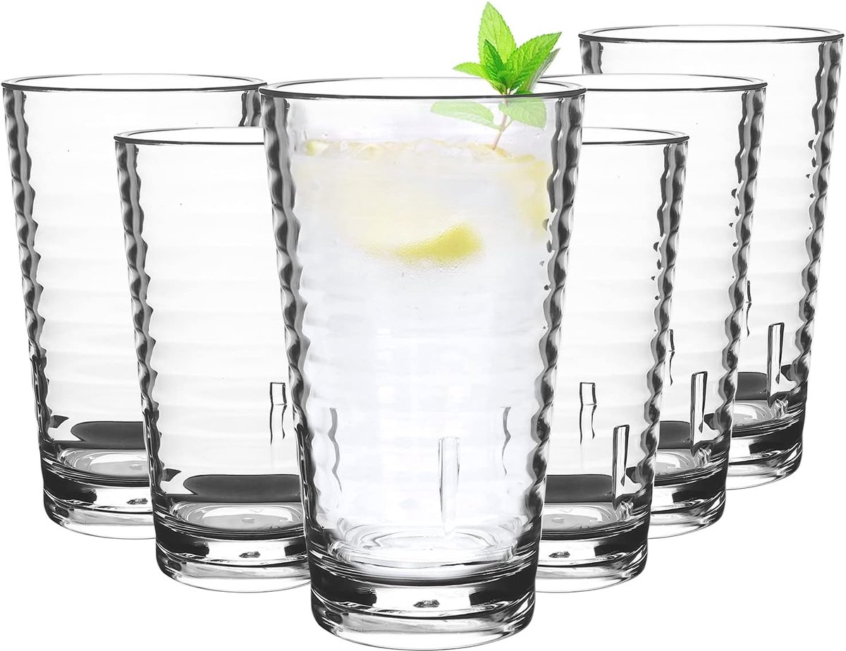 Plastic glazen 13oz - Reusable cups - Schokbestendig - Perfect voor buitengebruik - ShopVlot