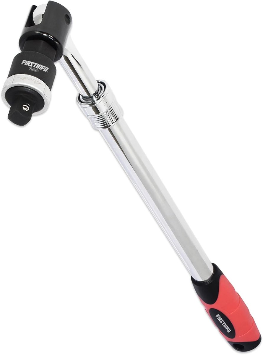 Breaker Bar 1/2 Inch - 24-1/2 Inch Lengte - Flexibel Hoofd 230 Graden - Verhoogt Koppel - ShopVlot