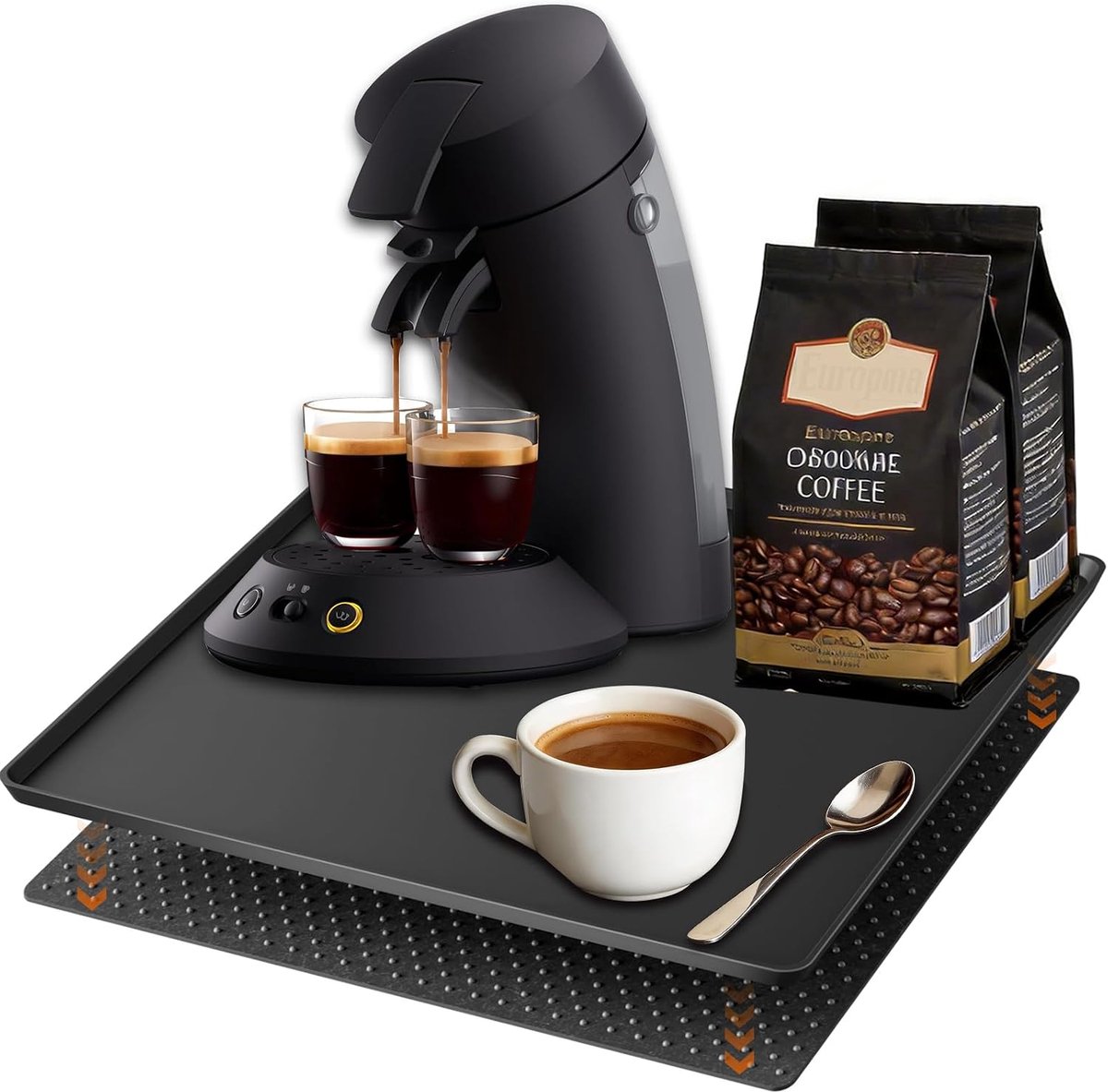 Siliconenmat voor koffiezetapparaat - basis mat - geschikt voor Ninja Luxe Café Premier - voorkomt morsen - ShopVlot