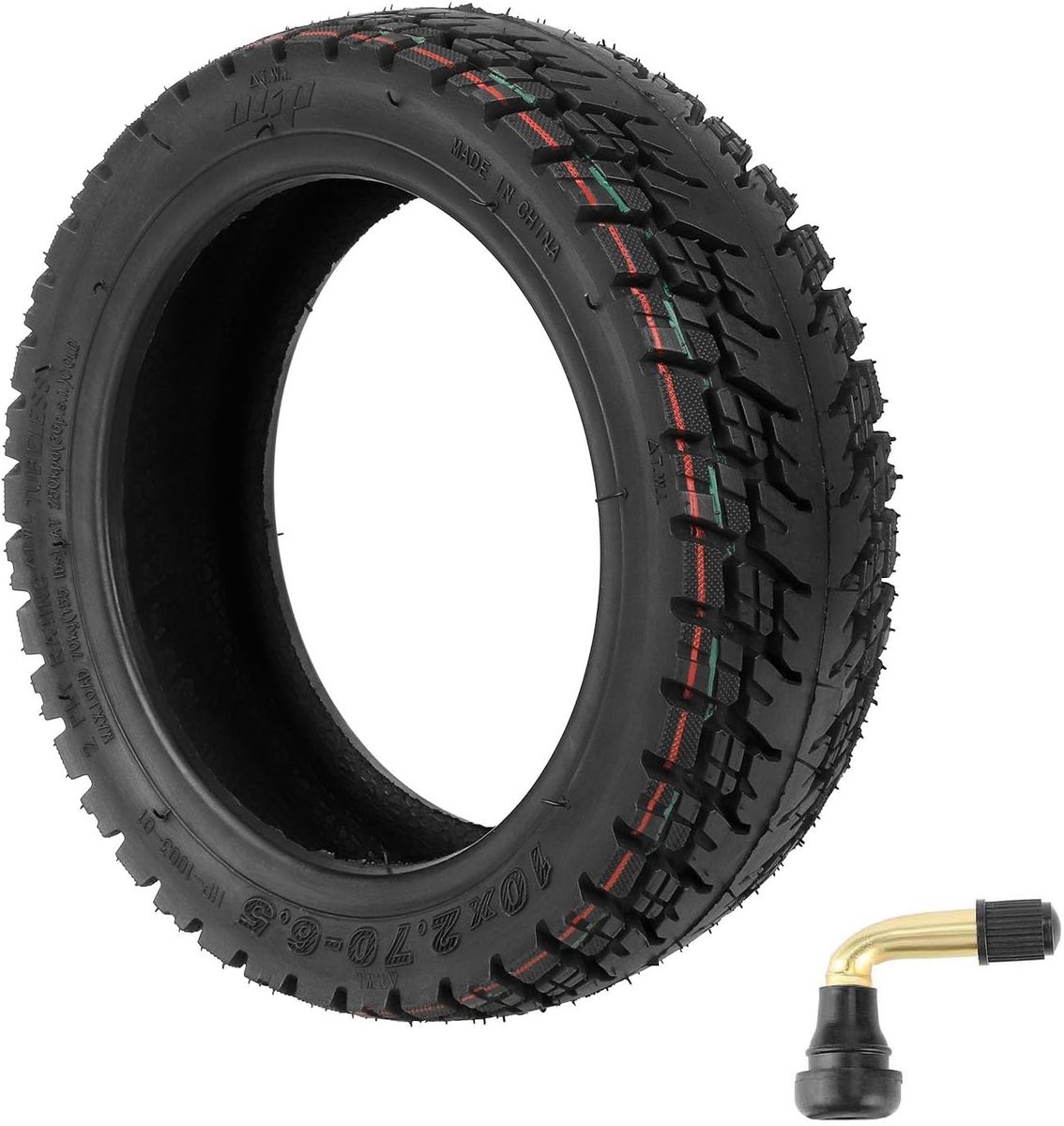 Tubeless Off-Road Banden 10 x 2.70-6.5 - Voor Elektrische Step - Met PVR50 Ventiel - Vermindert het risico op lekrijden - ShopVlot