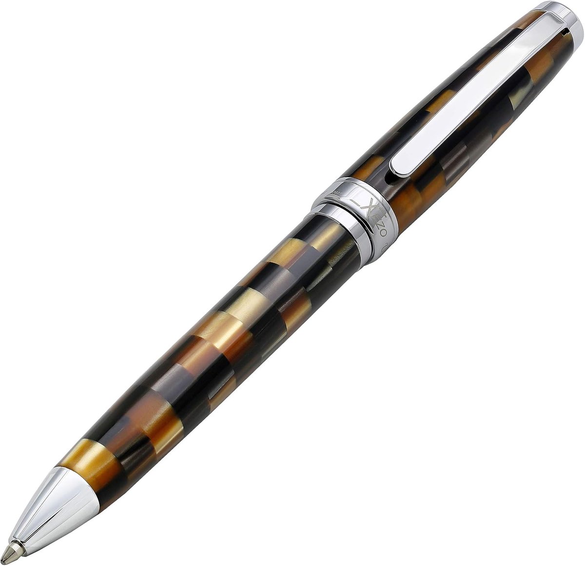 Balpen medium - retro stijl - Urbanite bruin - comfortabel schrijven - ShopVlot