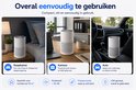 Luchtreiniger Smartzo M1 in slaapkamer, kantoor en auto. Stil (<40dB), fris, USB gevoed en geschikt voor ruimtes tot 10m².
