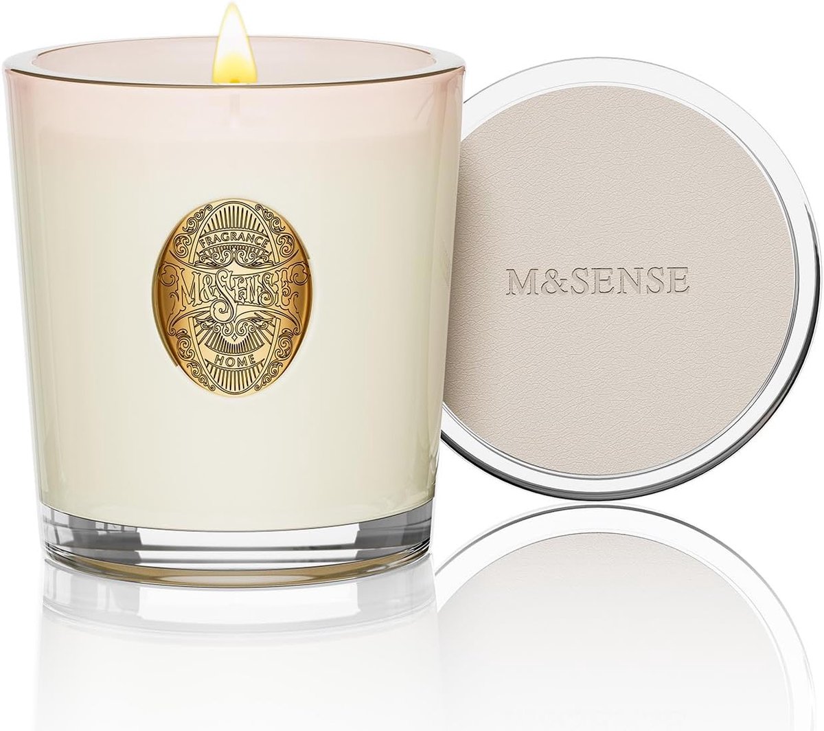 Geurokaarsen in Glas 290 g - Lilakleurige Bloem - Natuurlijke Soja Kaars - Aromatherapie voor Ontspanning - ShopVlot