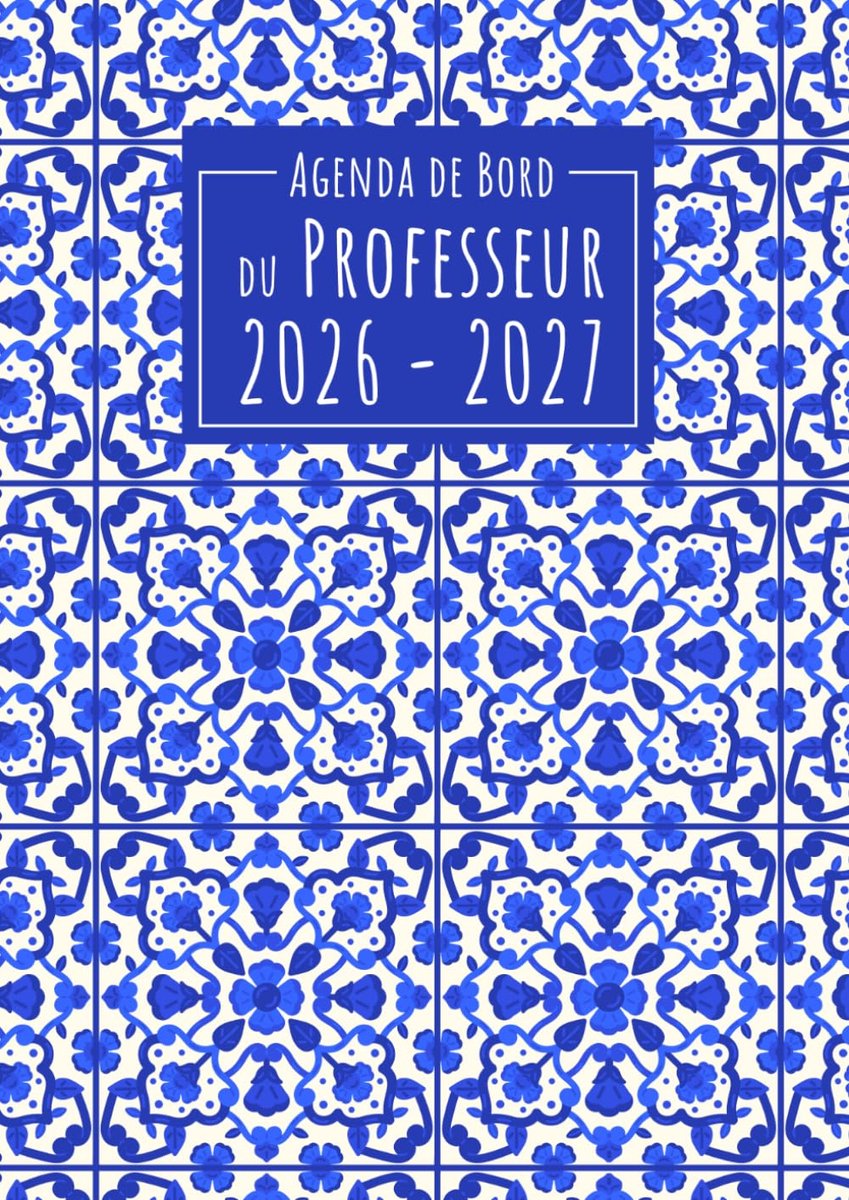 SnelShoppen - Agenda de Bord du Professeur 2026-2027 | A4 Cahier de Bord voor Docenten met Weekplanning en Cijferoverzicht | Onderwijsaccessoire voor