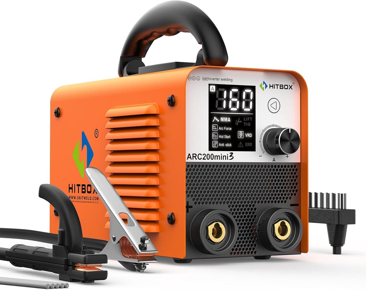 Lasmachine Ultra Mini ARC/Lift TIG 230V - Voor diverse metalen - Gebruiksvriendelijk voor beginners - ShopVlot
