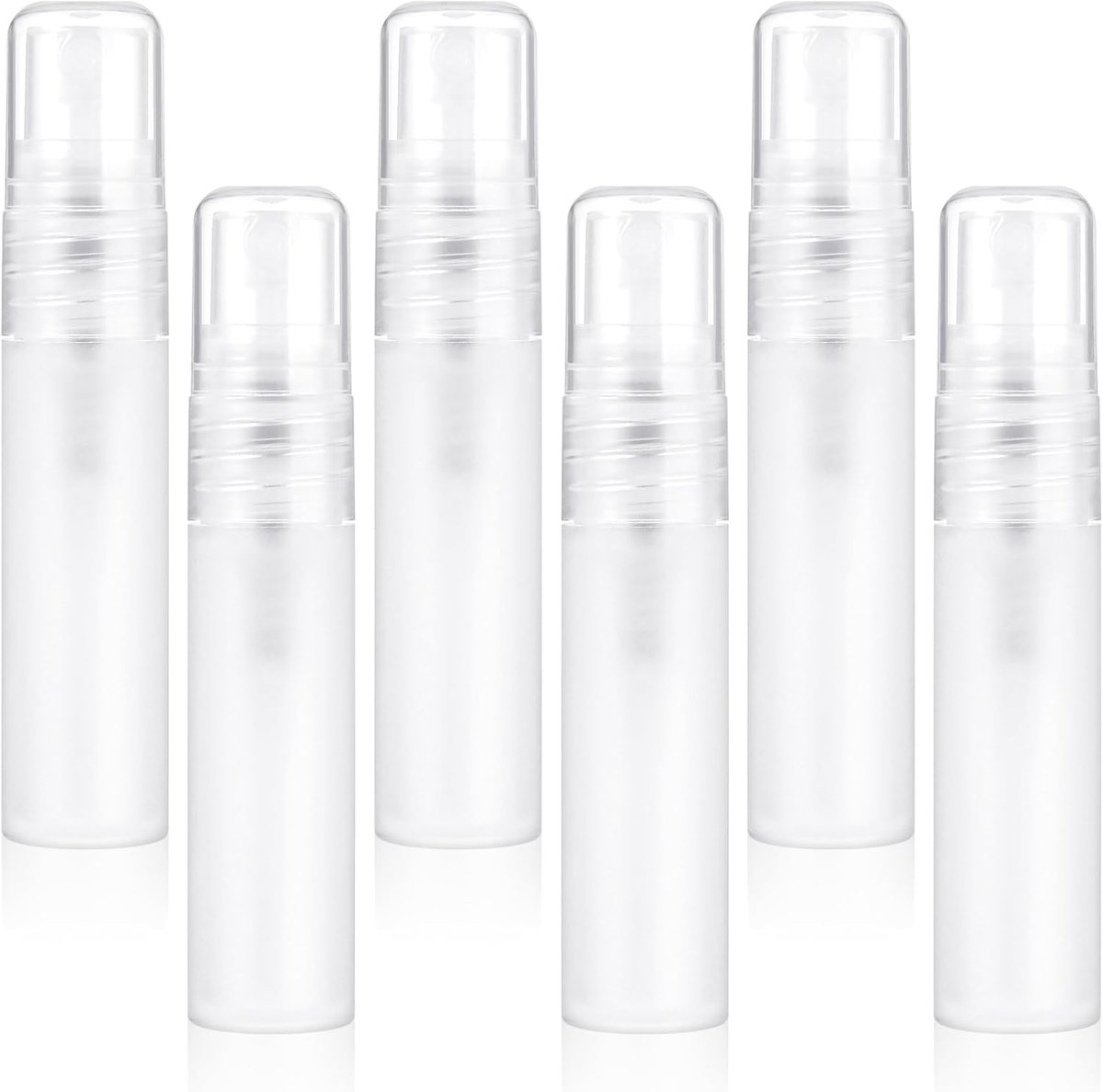 Mini Spray Flessen 5ml - Transparant Plastic - Herbruikbaar en Lekvrij - Ideaal voor Reizen - ShopVlot