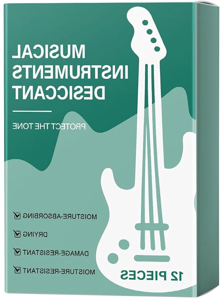 Instrument Vochtkussens - Vochtvreters Muziek - Instrument Beschermen - Voorkomt Kromtrekken - 12 stuks - Wit