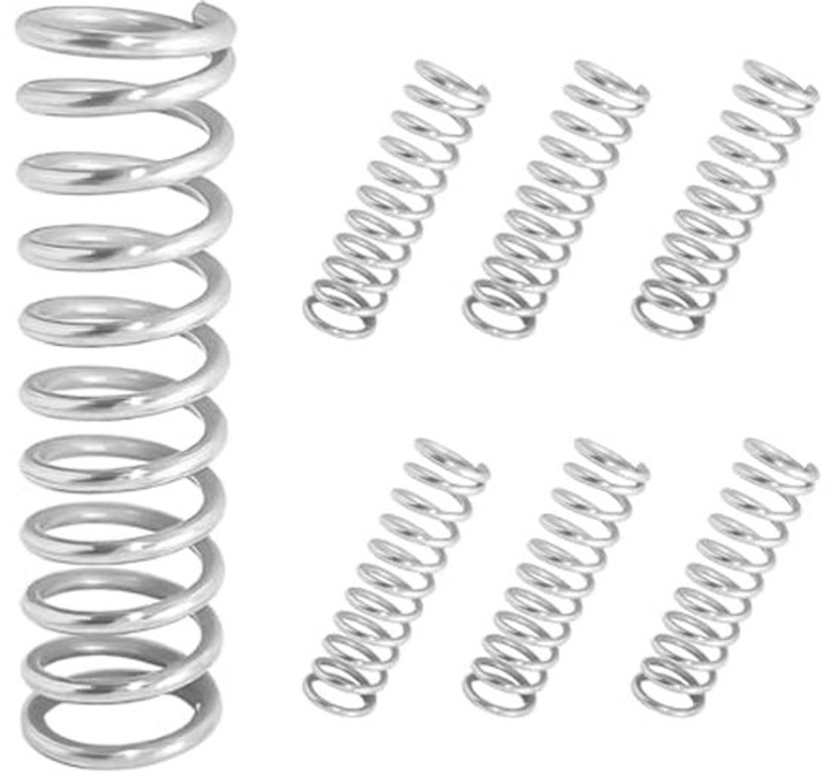 10 stuks compressieveer, mini roestvrijstalen veren, metalen veren voor vervanging en reparatie, 1,2 x 8 x 45 mm