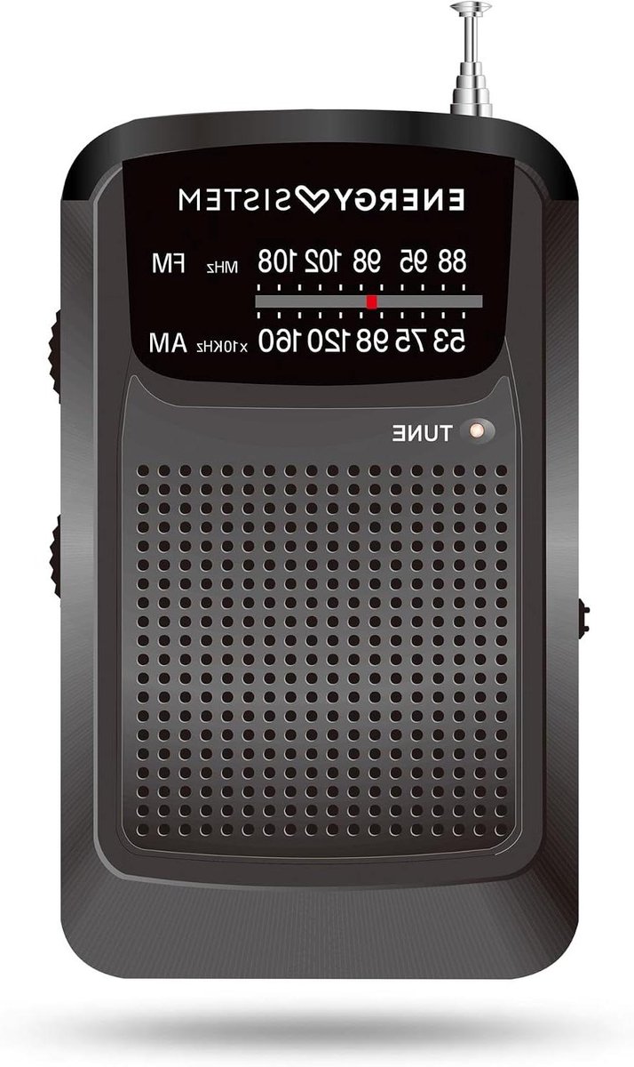 Draagbare Radio - Zakradio AM FM - Muziek Luisteren - Visuele Tuning - 6 Uur Batterij - Zwart