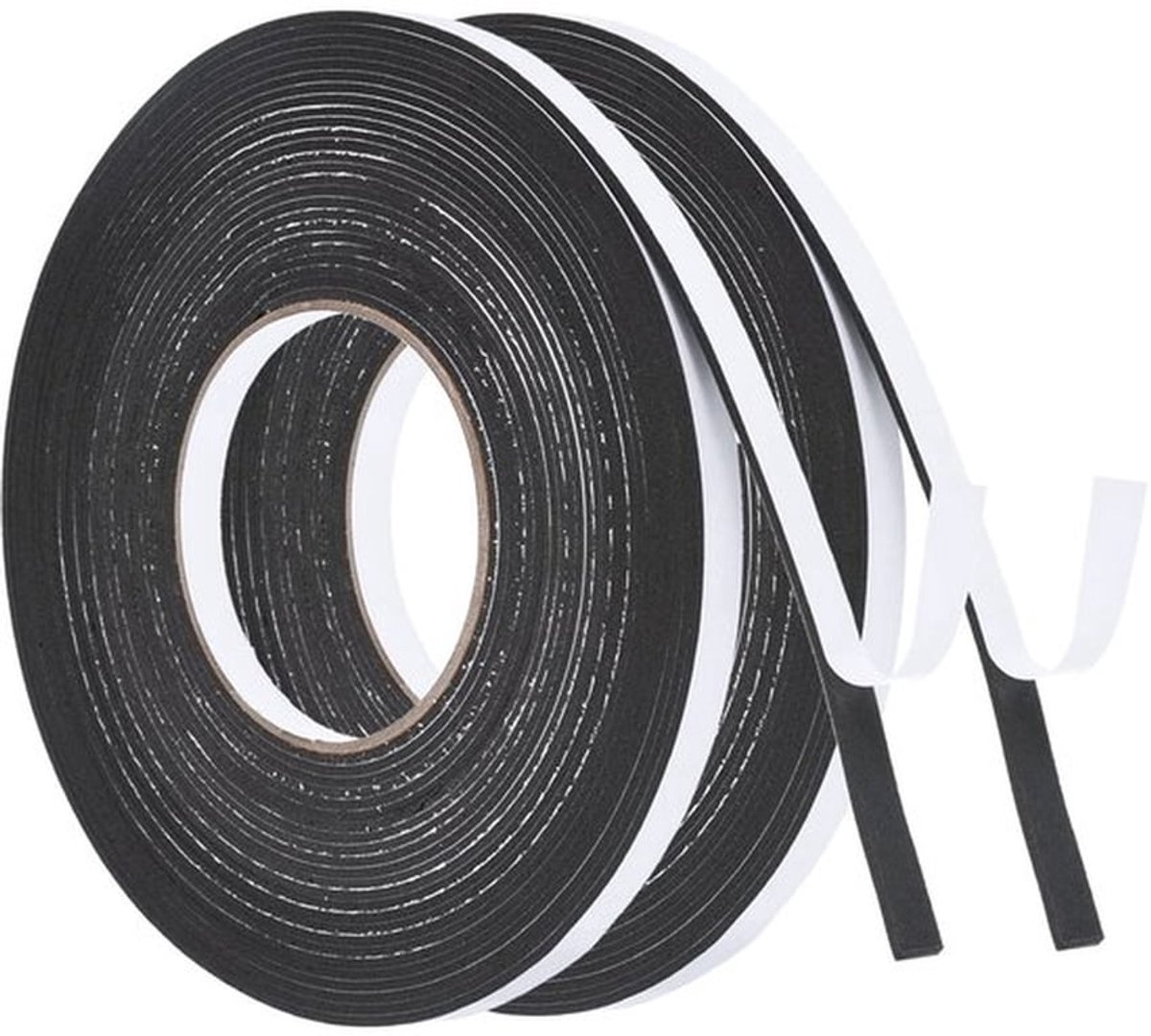 32,8ft/10m Weerbestendige Strip - 2 Rollen 10mm Breed 2mm Dikke EVA Foamtape Zelfklevend voor Deur en Raamisolatie
