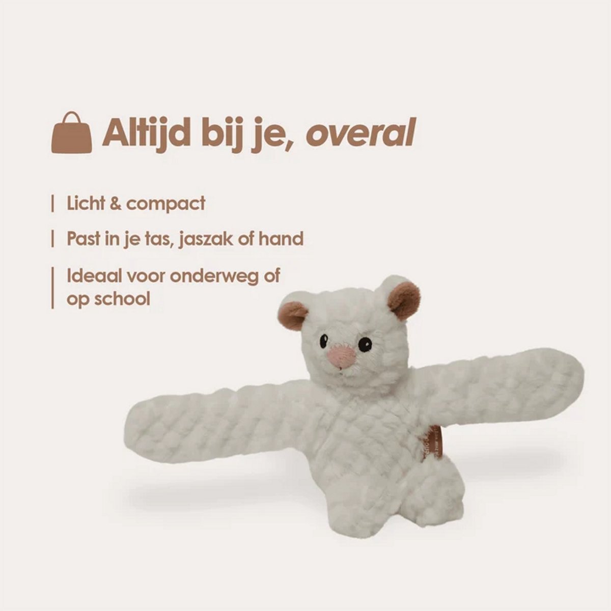 Lotgenootje Verzwaringsknuffel Schaap + Mini Schaap - Verzwaarde Knuffel - Weighted Stuffed Animal - Sensorisch Speelgoed - Zware Knuffel Anxiety - Plushie — afbeelding 4