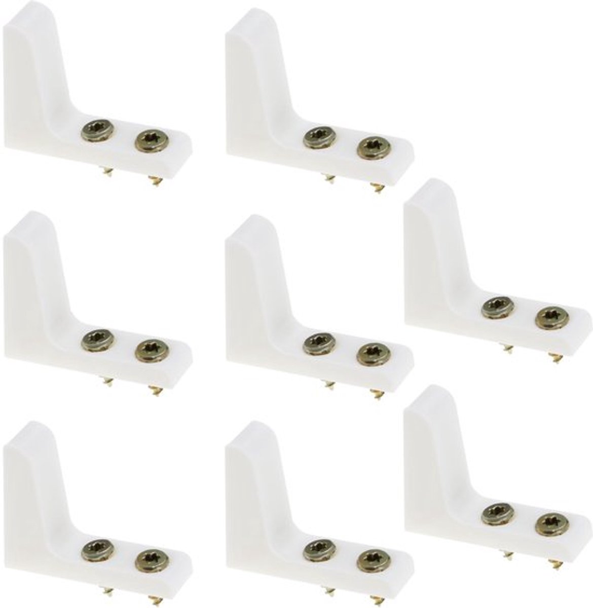 4 Pairs Toilet Seat Stabilizers Wobbling Loose Buffers Bumpers Stopping Elderly Disabled Sliding Schroeven Witte Plastic