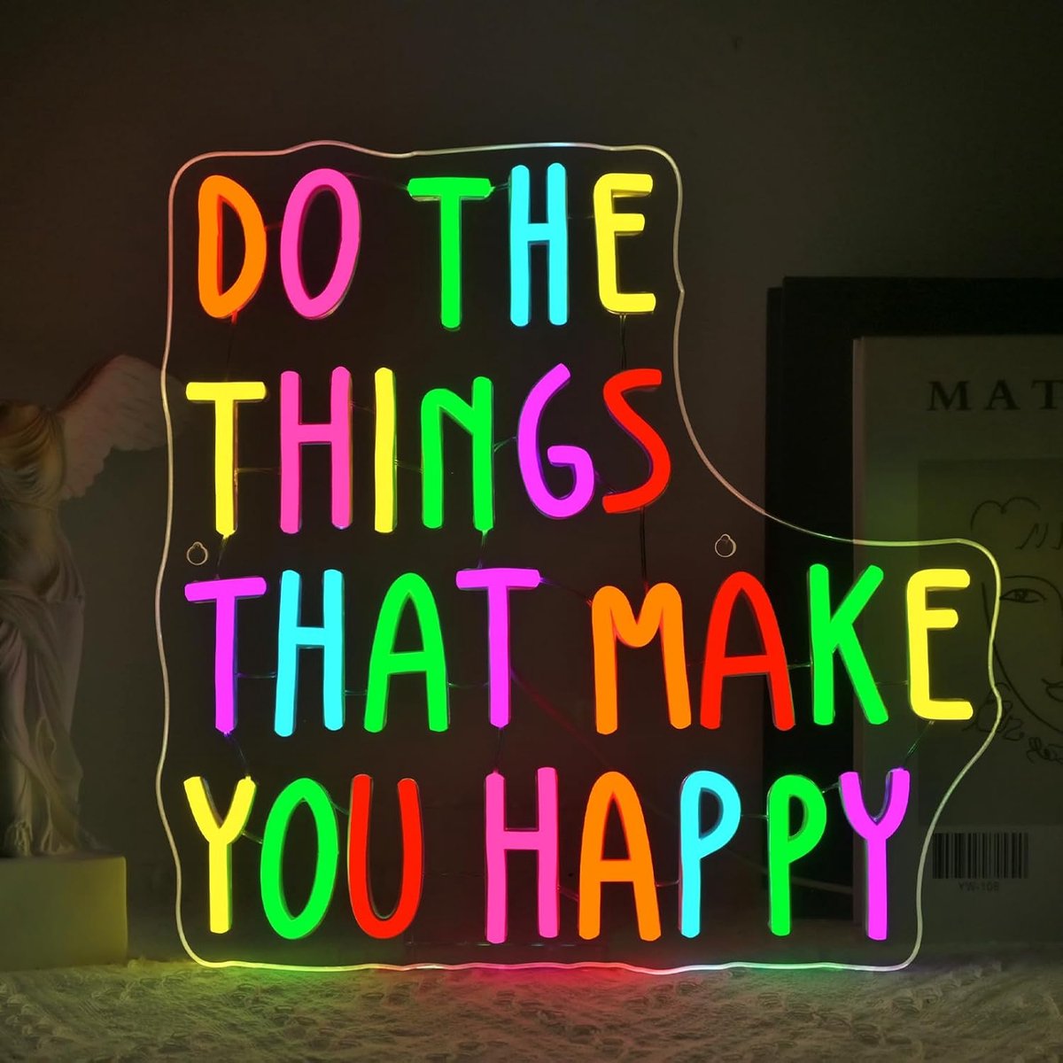 Neon licht Do the Things That Make You Happy - LED wandlamp - Dimbaar - Creëer een warme sfeer - ShopVlot