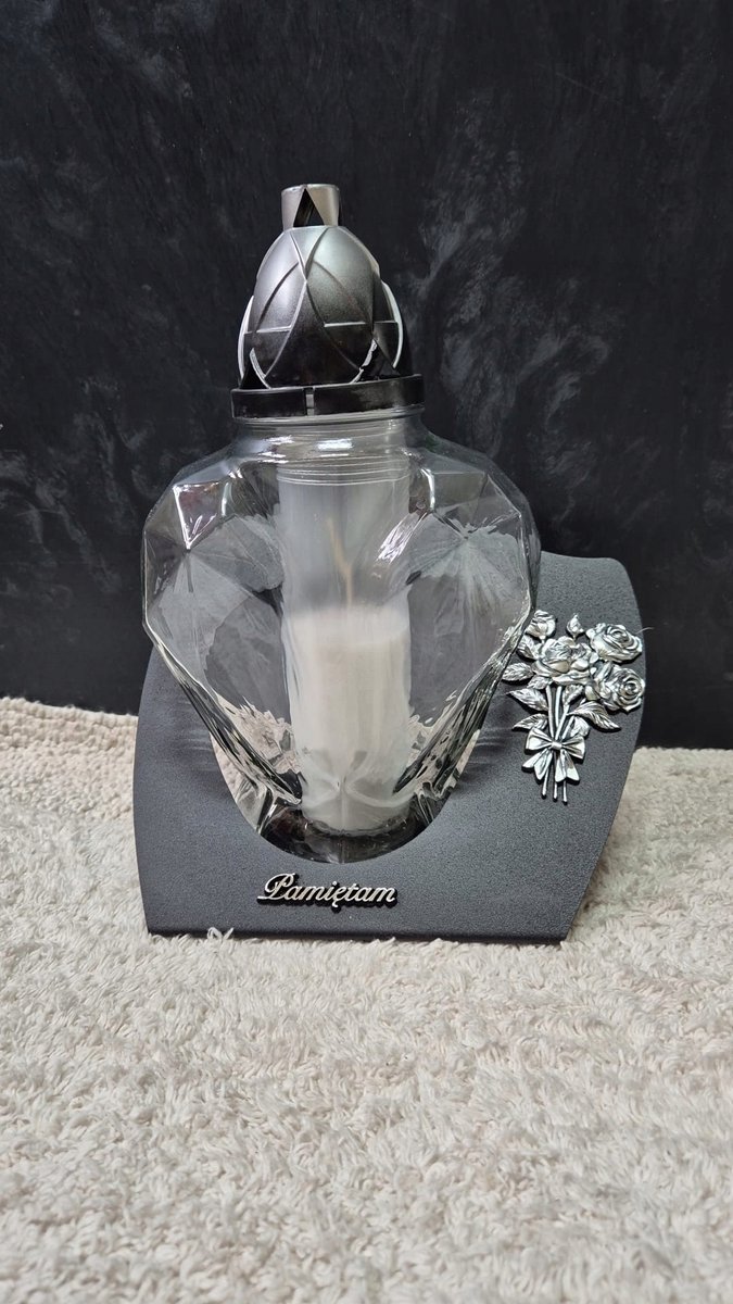 Merkloos Graflicht 'Pamiętam' 27x23 cm - Elegante Grafdecoratie met Rozen