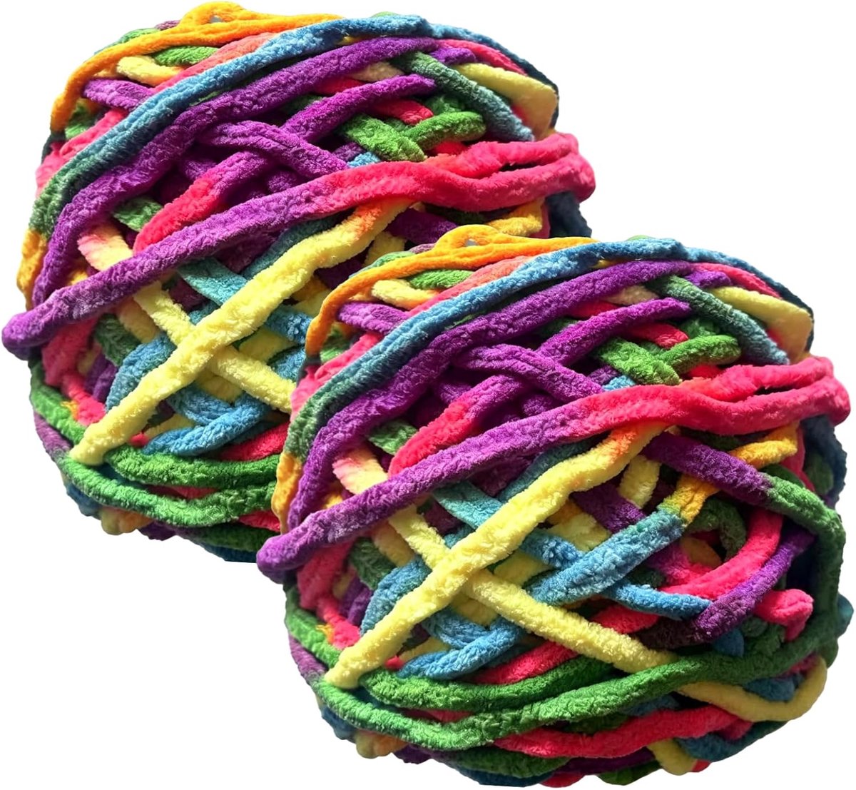 Dik Wolgaren 180 g(90 g*2), ca.130 m, Superzacht breien, grof breien Zacht wolgaren, om te haken voor dekens, Perfect voor het weven van sjaals, mutsen, dekens, sierkussens.