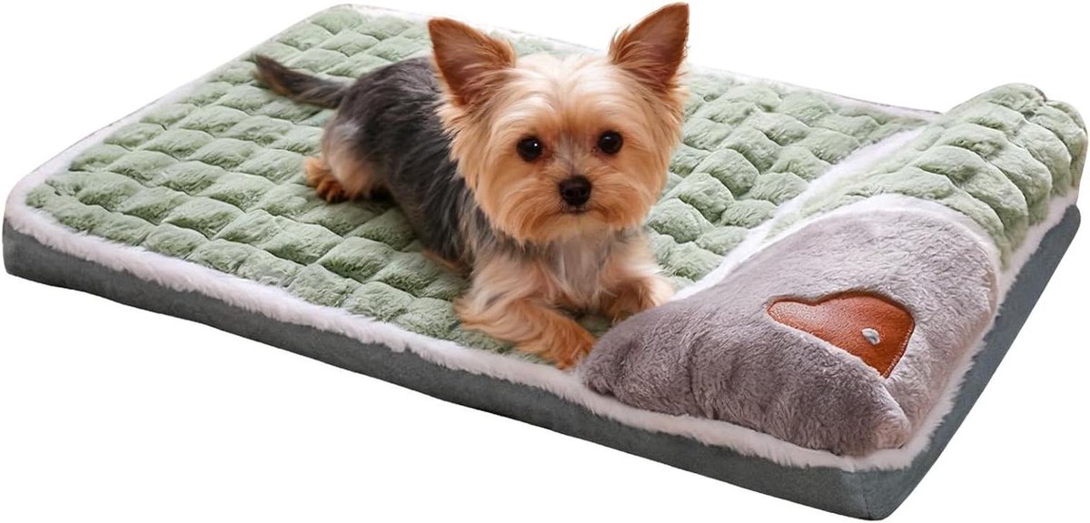 Hondenmand Kussen - Puppy Kat Mat - Comfortabel Rusten - Anti-slip Bodem - 60x40cm - Grijs