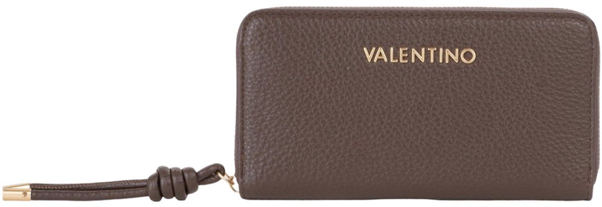VALENTINO portemonnee Saphira Zip Around Wallet Moro donkerbruin