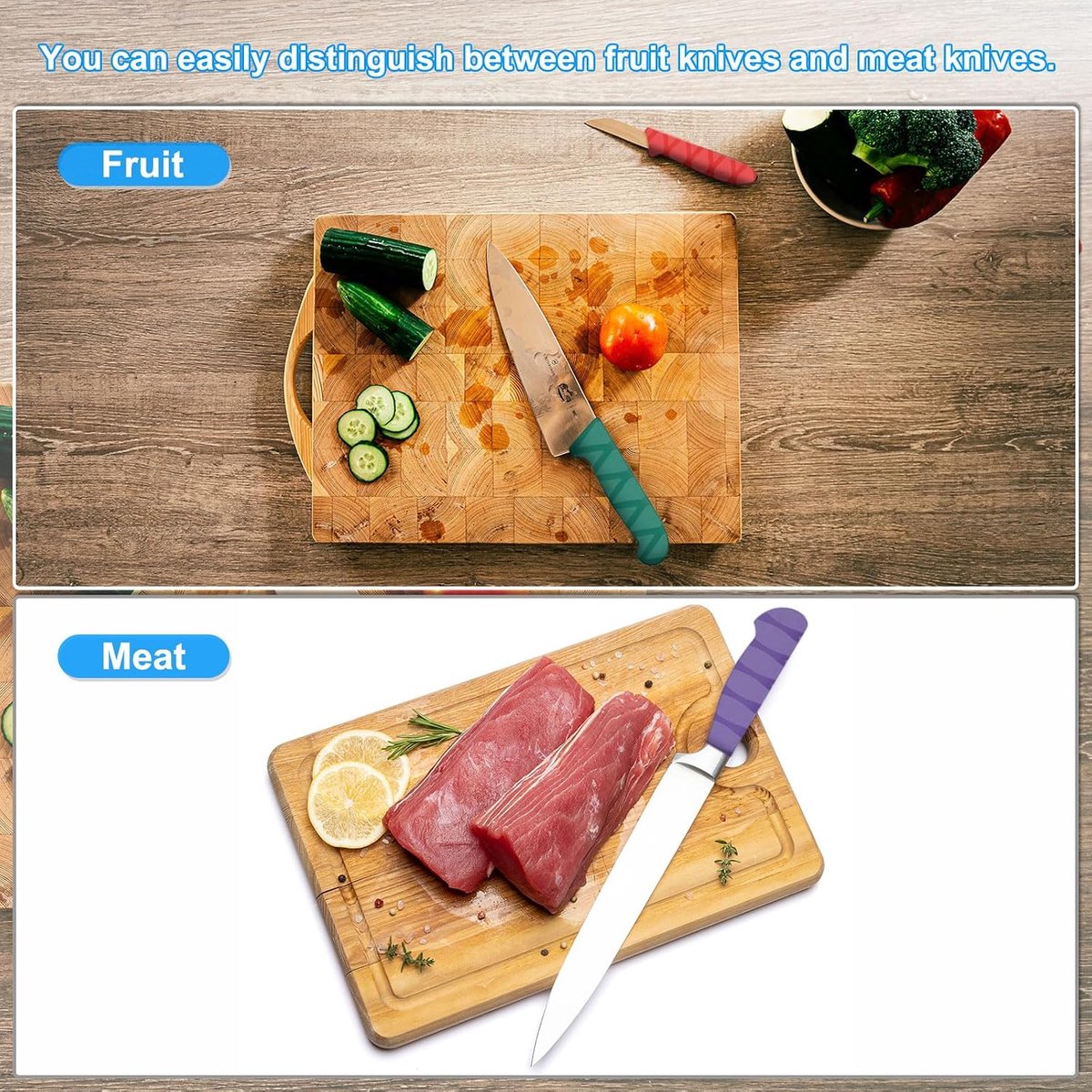 Snijmes Handvat Krimpkous 1,2 x 4,9, 4 Pack Chef Cutter Antislip Wrap voor Keukenmes Management, Bruin x Patroon